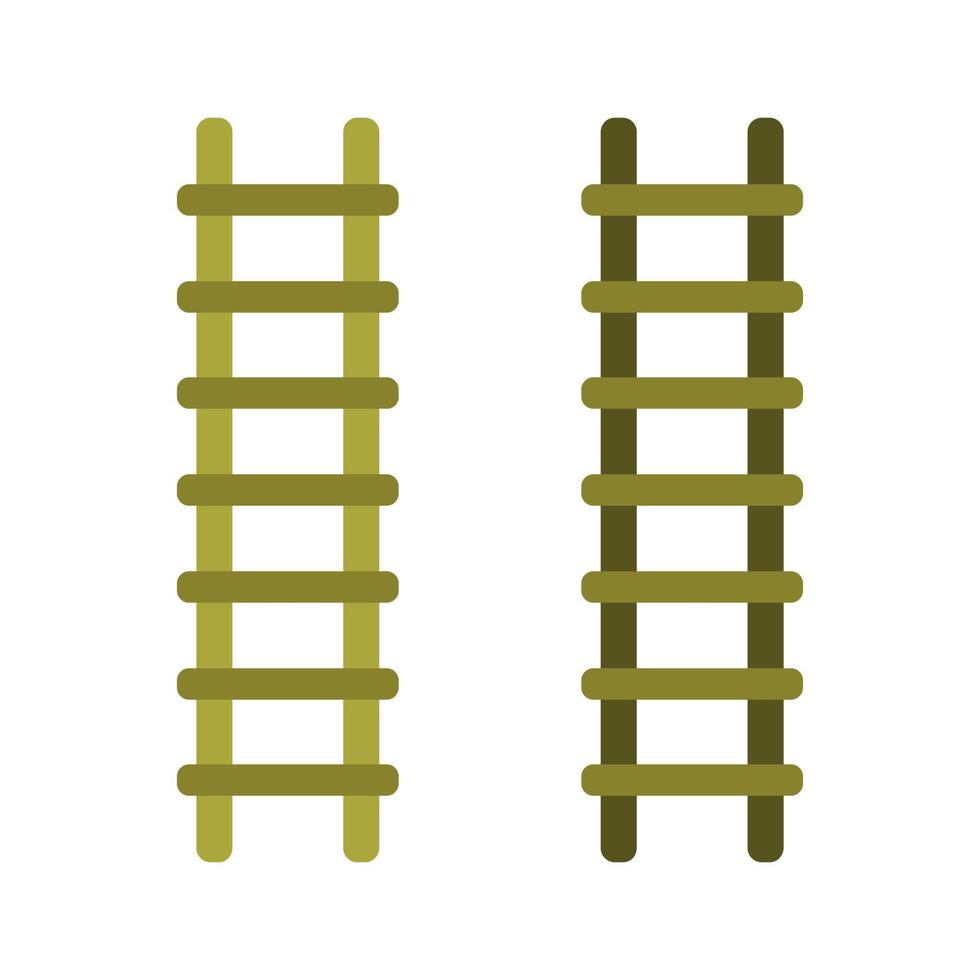 Ladder Illustrated On White Background vector