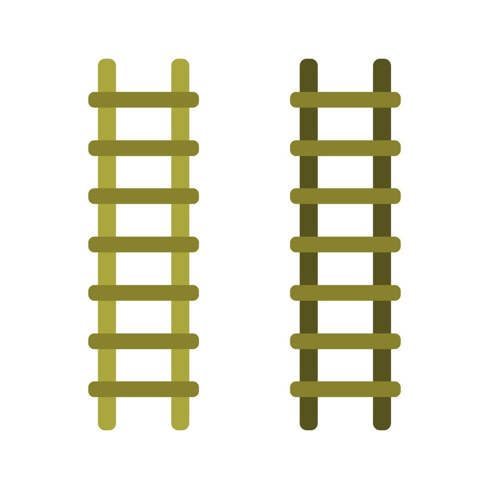 Ladder Illustrated On White Background vector