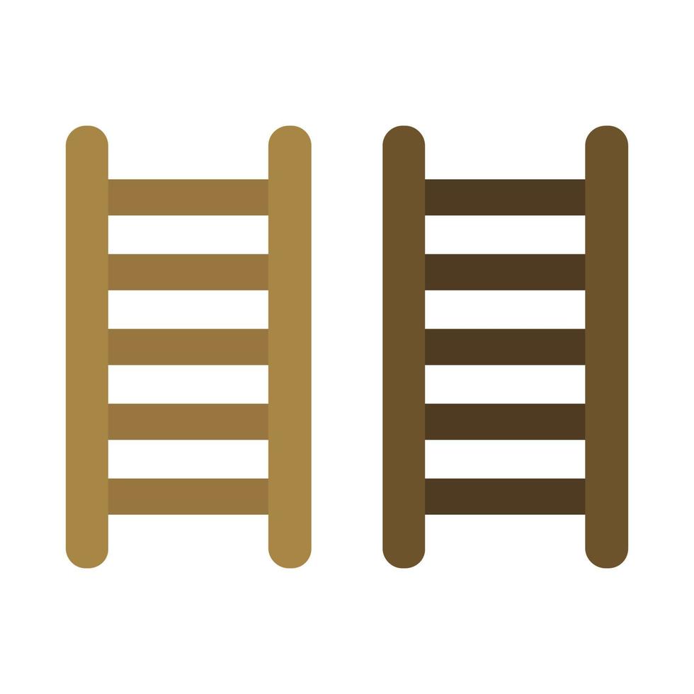 Ladder Illustrated On White Background vector