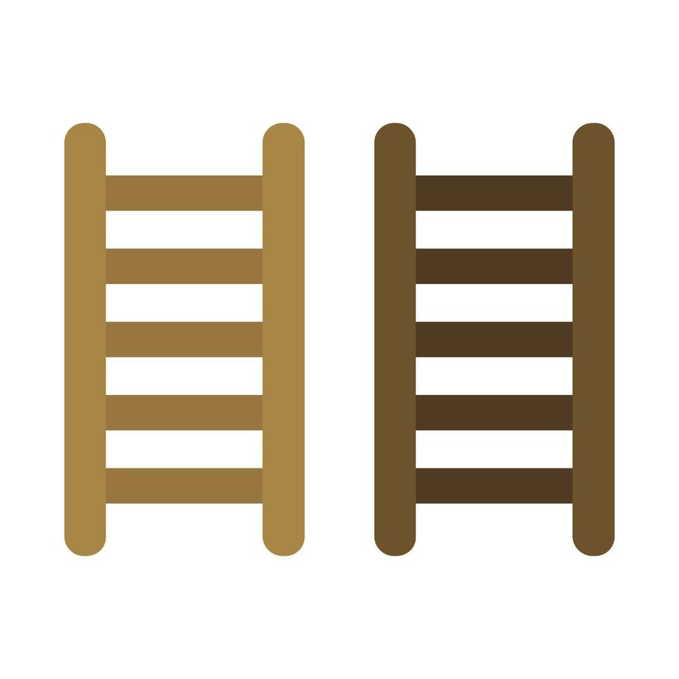 Ladder Illustrated On White Background vector