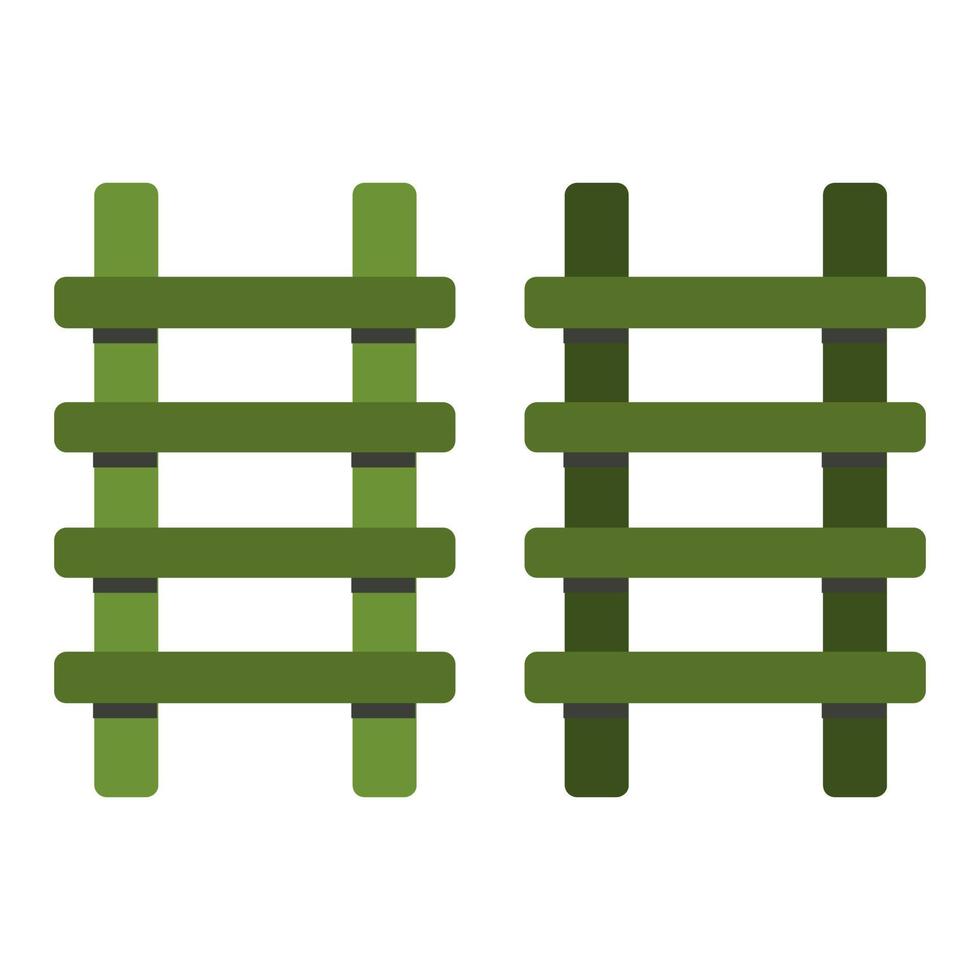 Ladder Illustrated On White Background vector