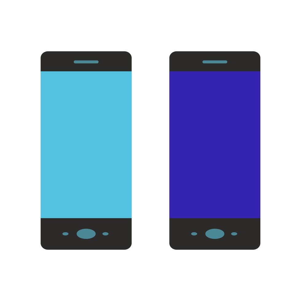 Smartphone Illustrated On White Background vector