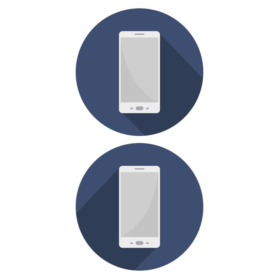 Smartphone Illustrated On White Background vector