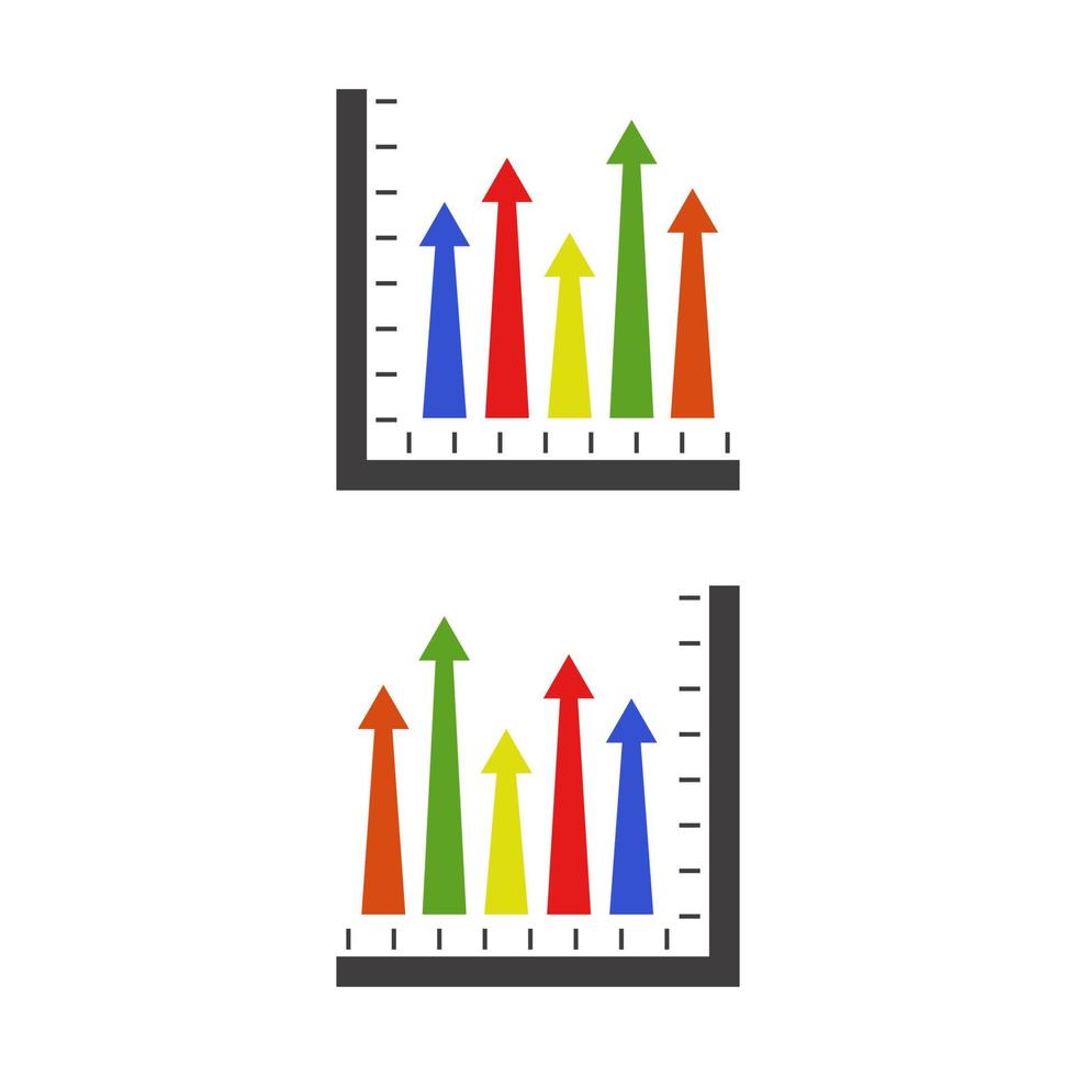 Statistics Illustrated On White Background vector