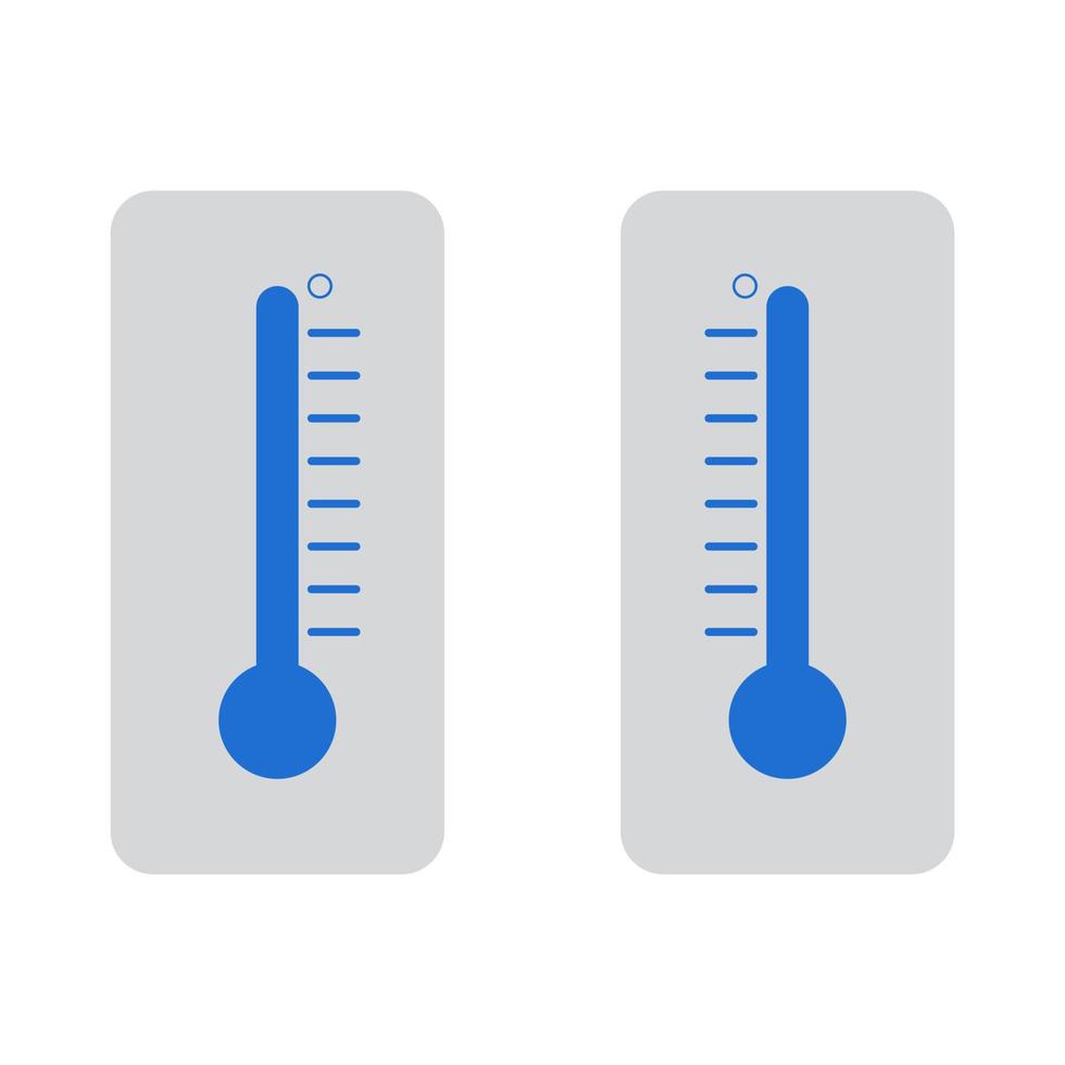 Thermometer Illustrated On White Background vector