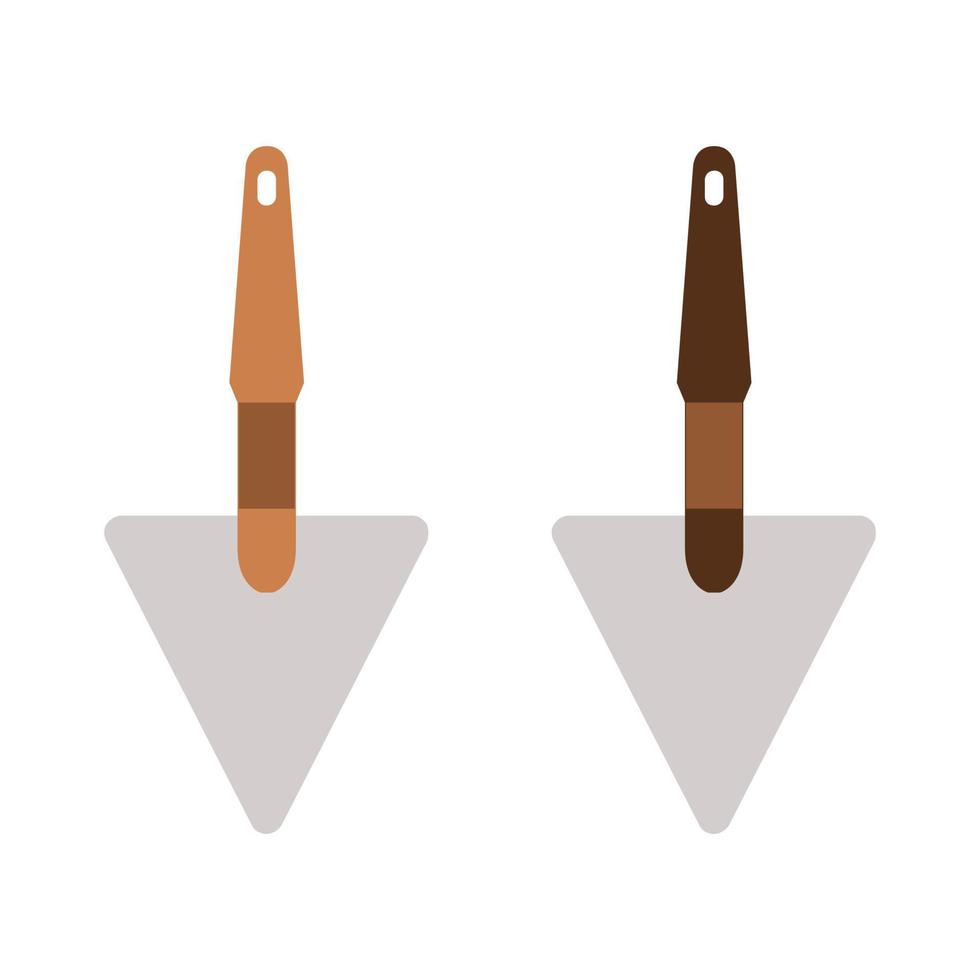 Shovel Illustrated On White Background vector