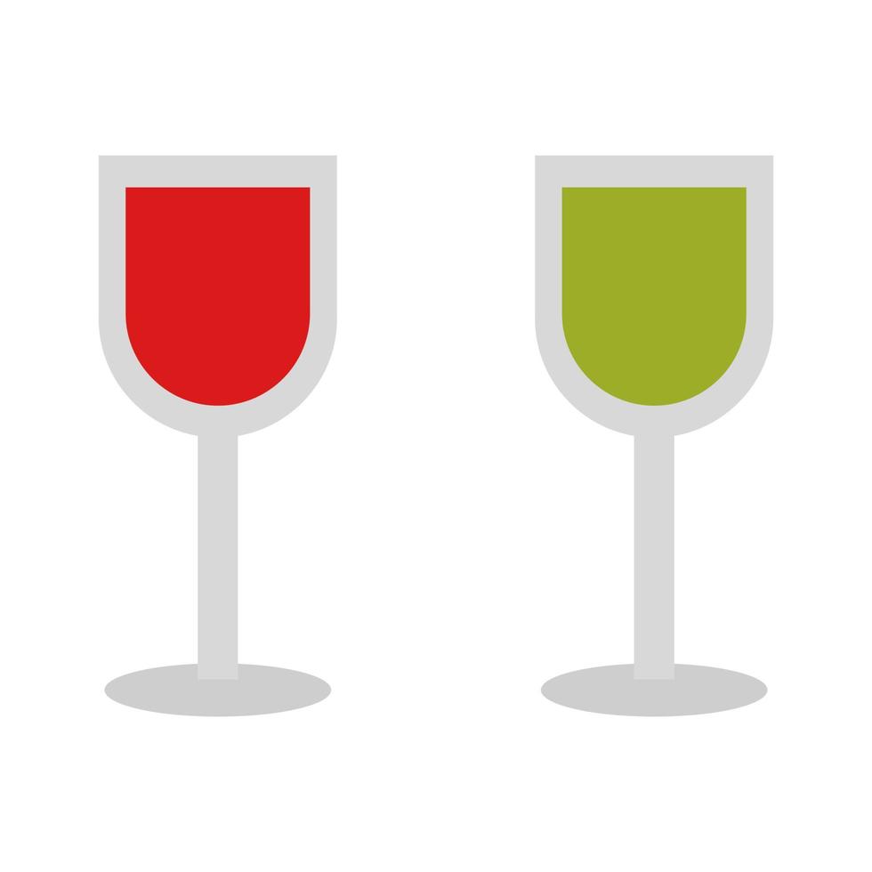 Wine Illustrated On White Background vector
