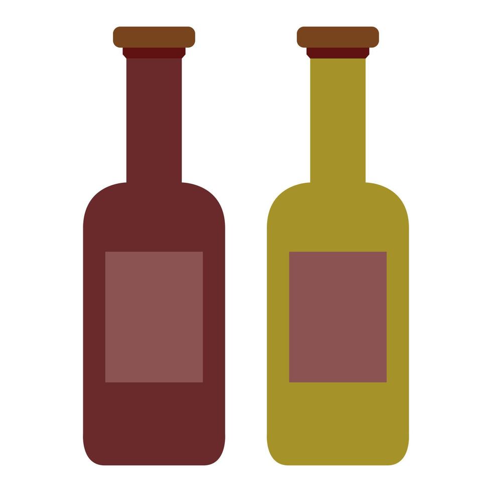 vino ilustrado sobre fondo blanco vector