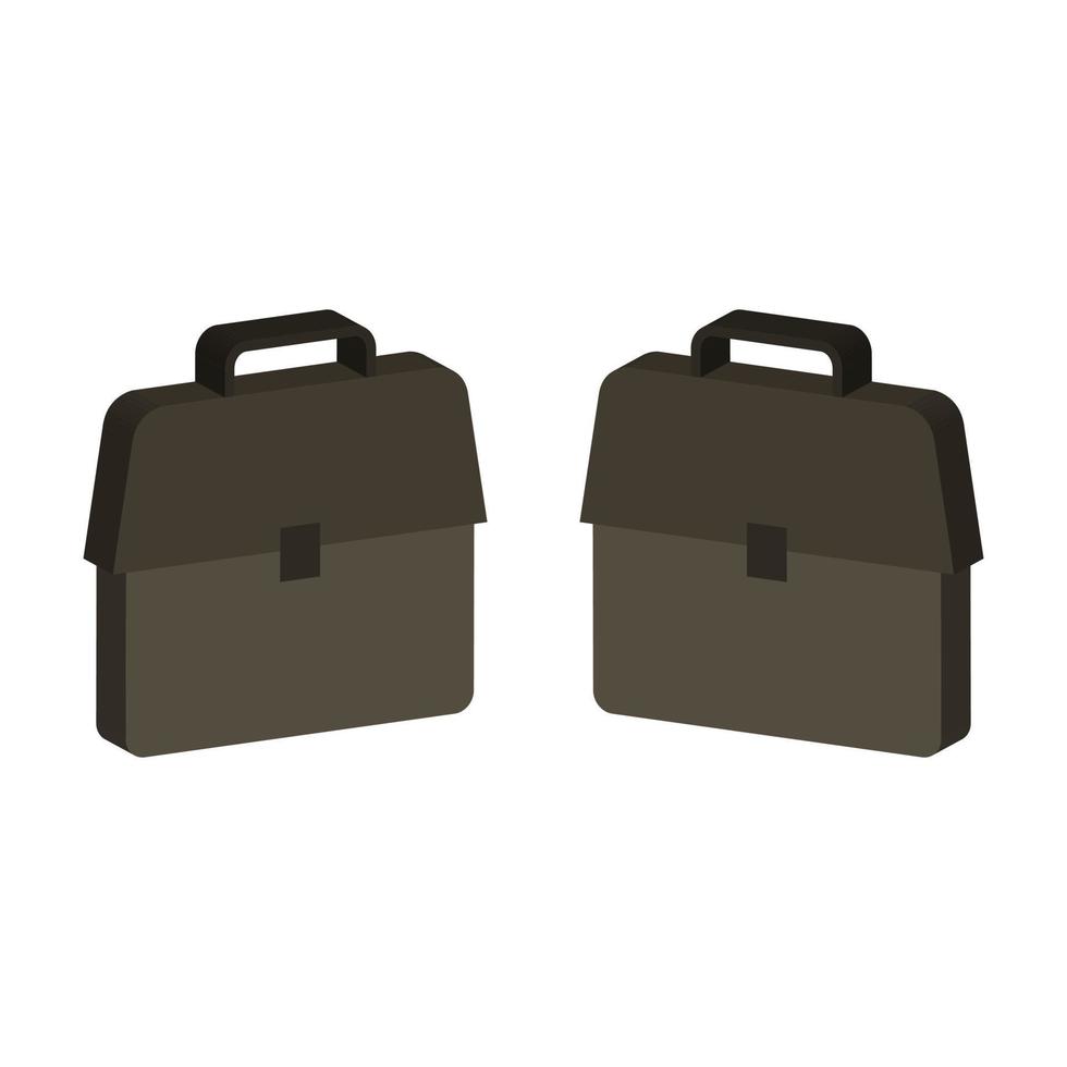 Work Bag Illustrated On White Background vector