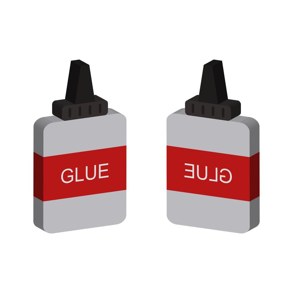 Glue Illustrated On White Background vector