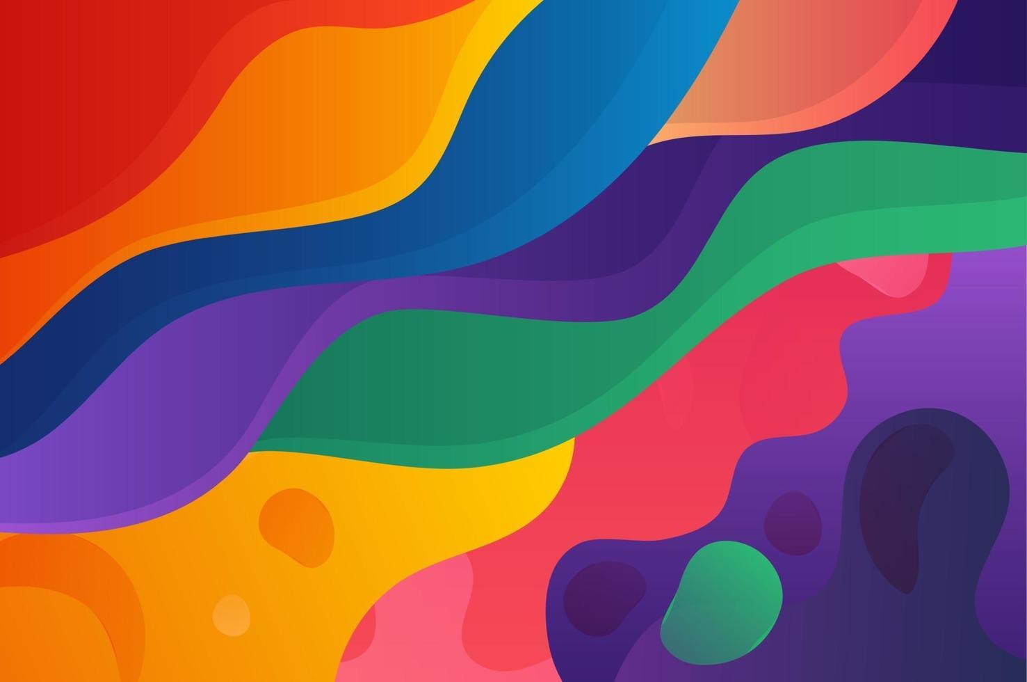 gradient wave liquid abstract background vector