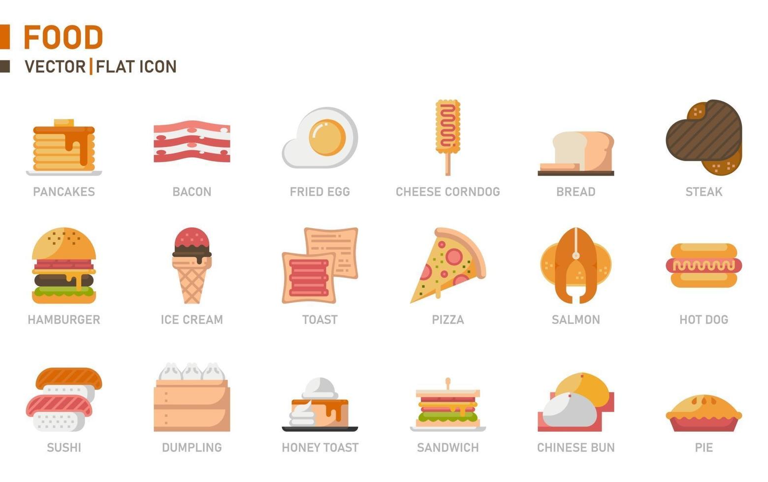 Food Flat Icon vector