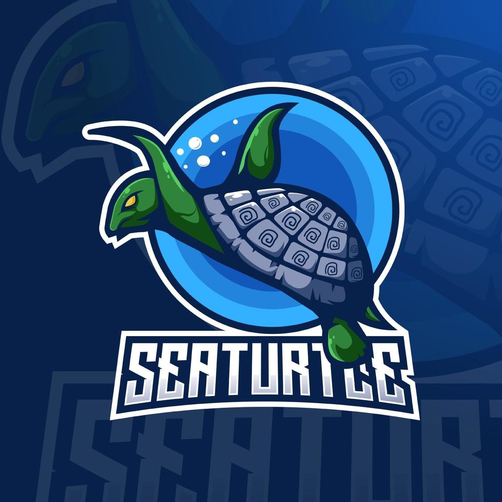 Turtle mascot logo design vector 3452850 Vector Art at Vecteezy