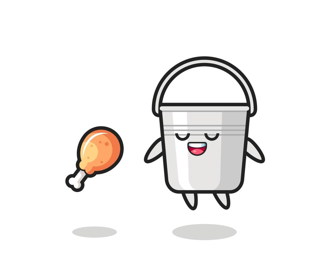 the cute metal bucket character with puke 3454165 Vector Art at Vecteezy