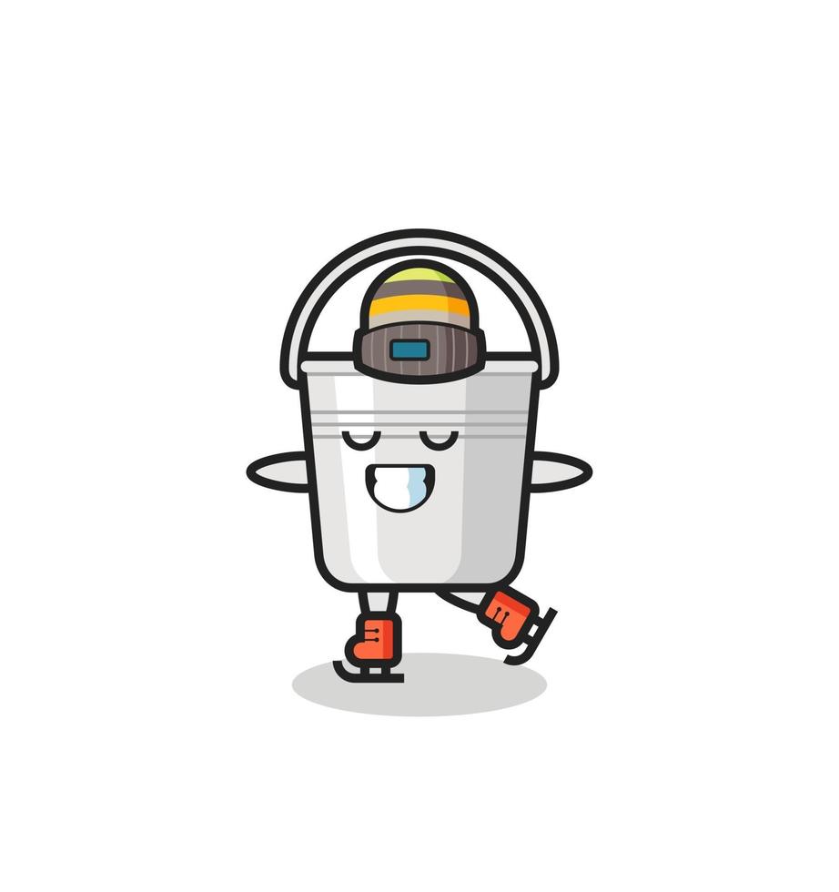 the cute metal bucket character with puke 3454165 Vector Art at Vecteezy