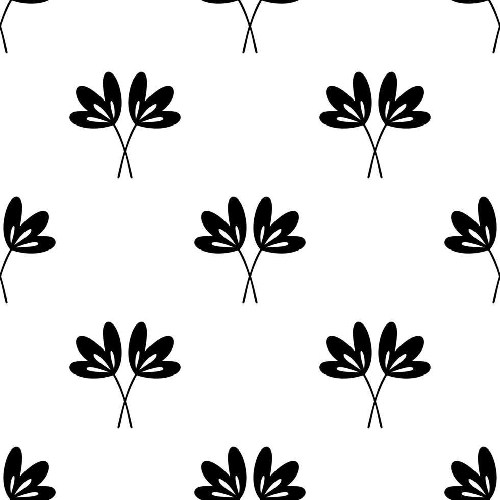Floral seamless pattern. Isolated on white background vector
