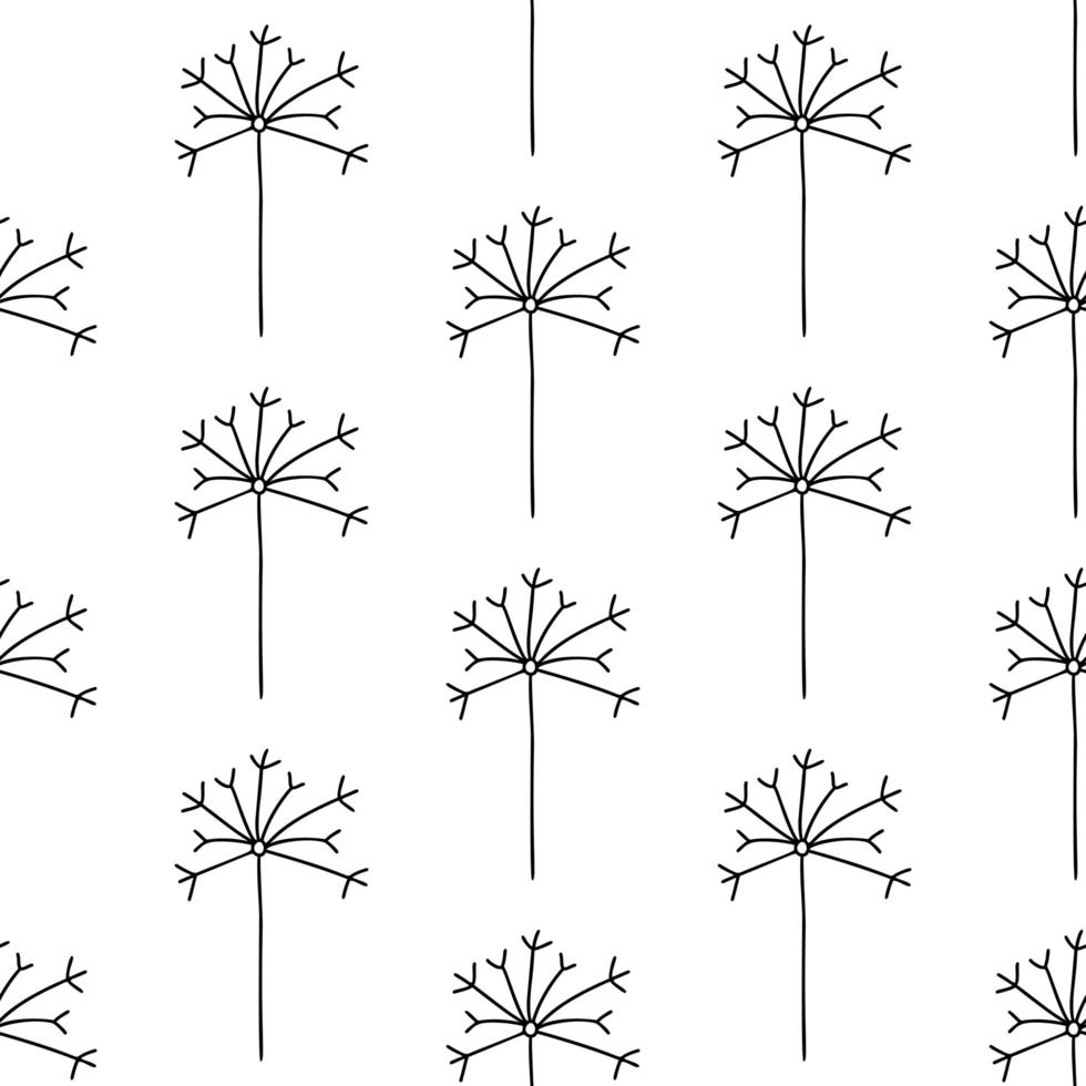 Floral seamless pattern. Isolated on white background vector