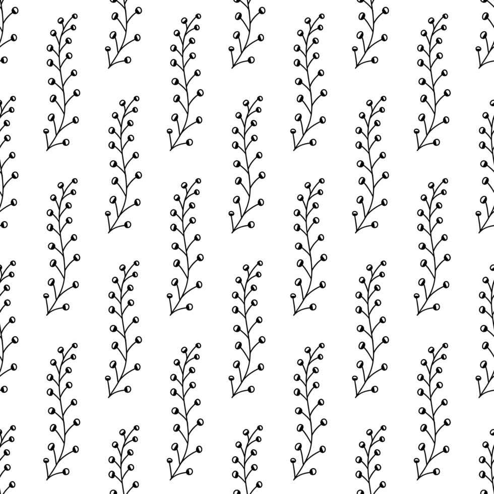 Floral seamless pattern. Isolated on white background vector
