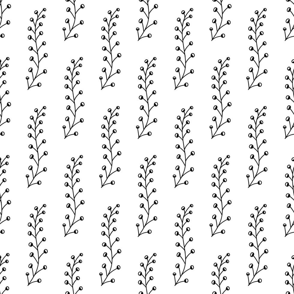 Floral seamless pattern. Isolated on white background vector