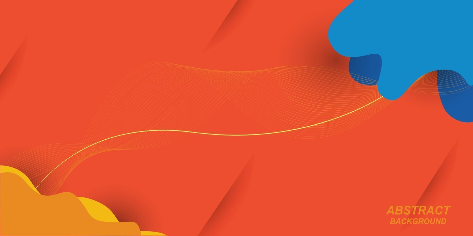 Abstract background with flat color vector