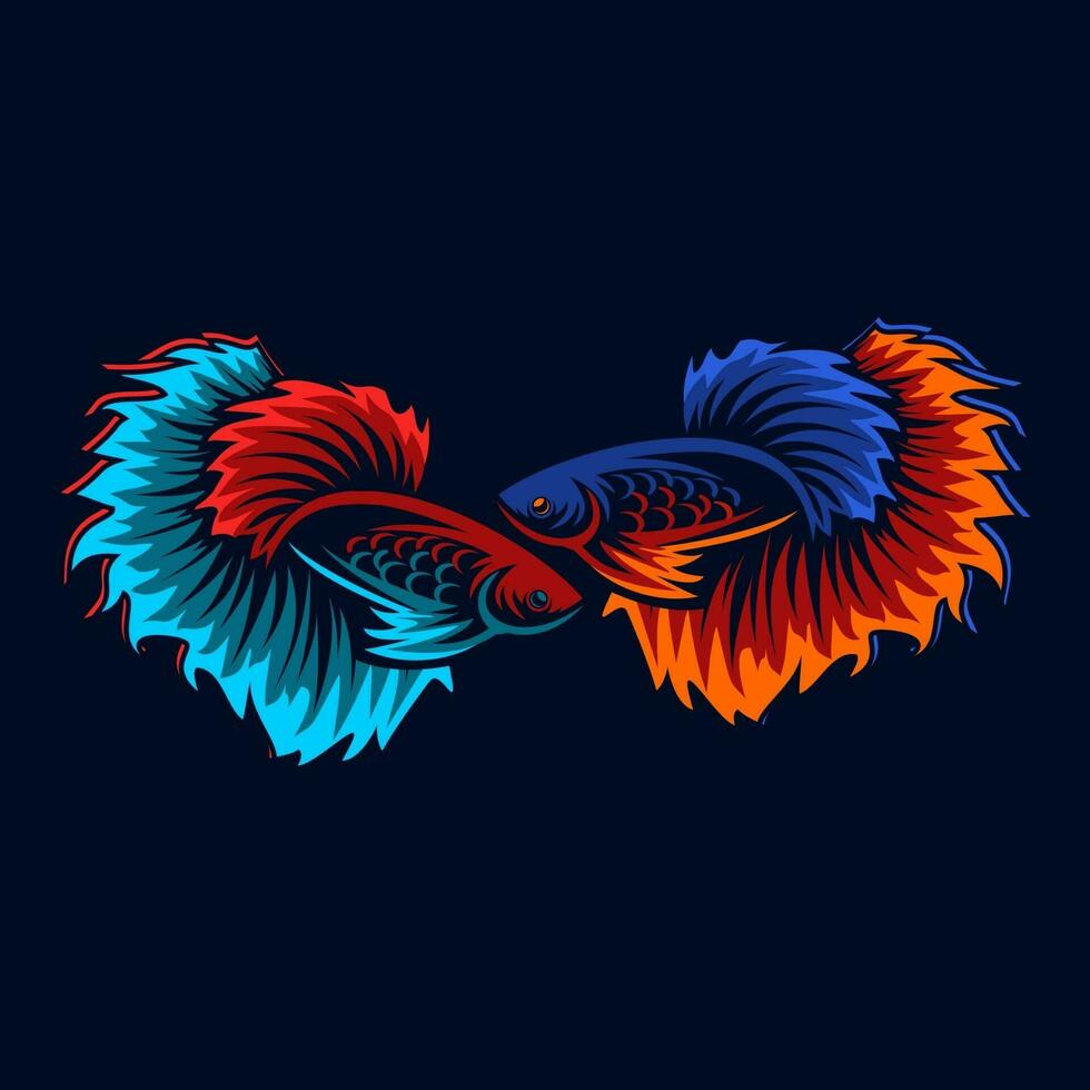 beautiful fish vector
