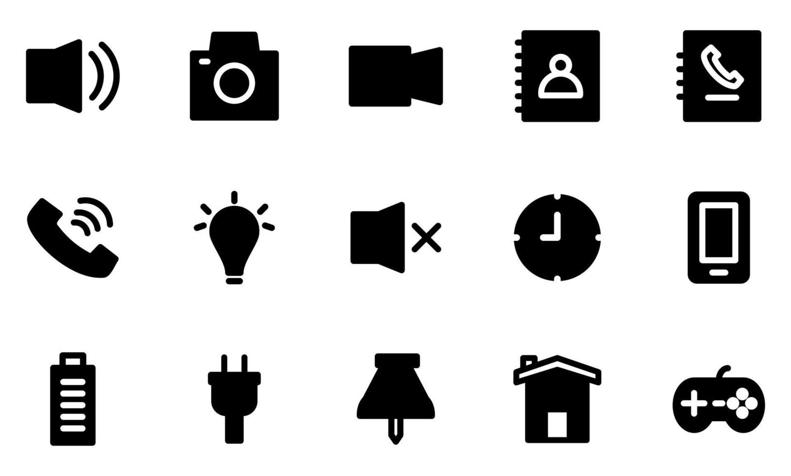 User Interface icon set vector