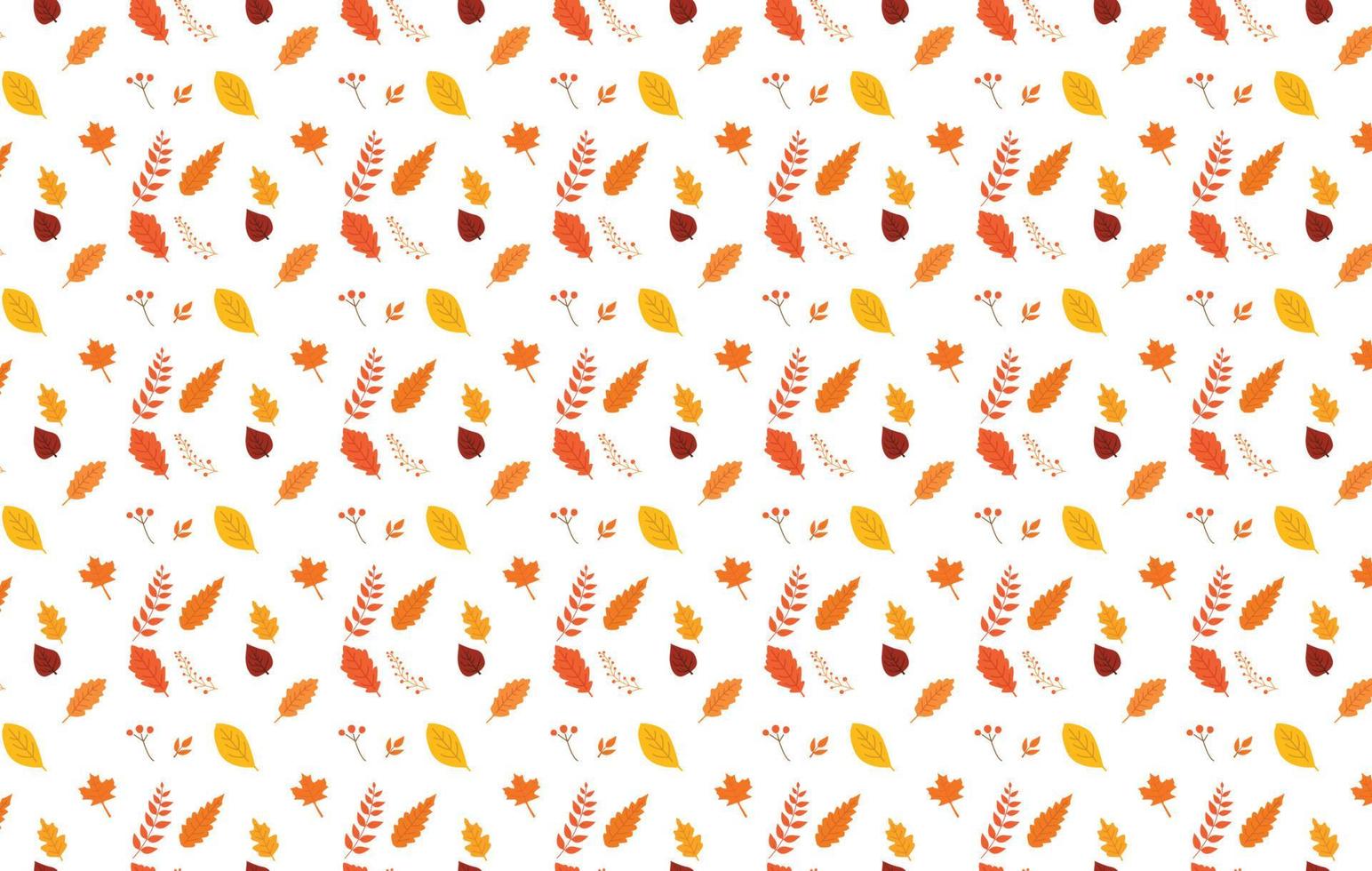 fall floral leaves pattern wallpaper graphics background for textile vector