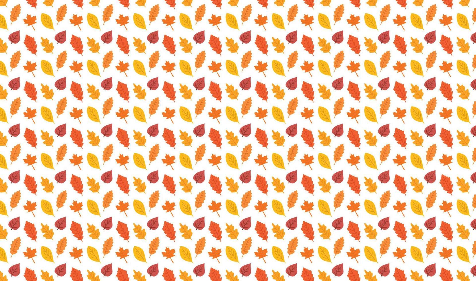 Fondo de gráficos de papel tapiz de patrón de hojas de otoño para textil vector