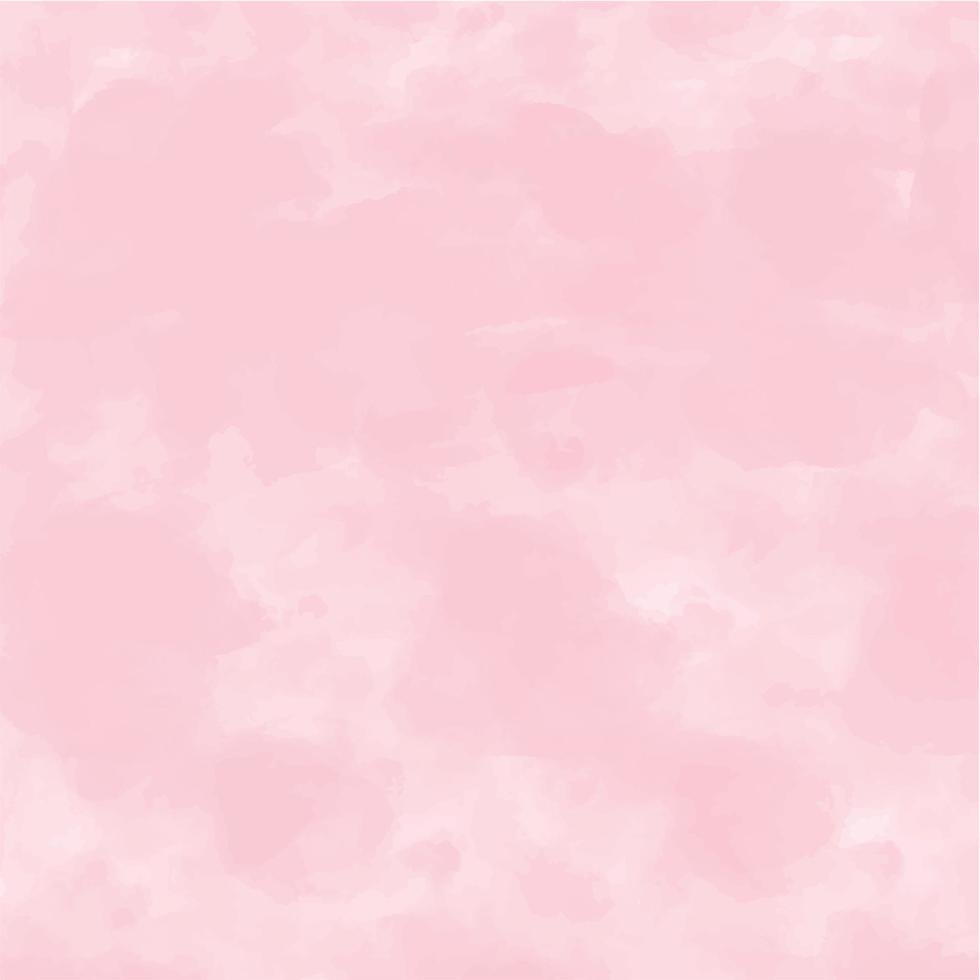 Abstract pink vector watercolor paint textured  gradient background