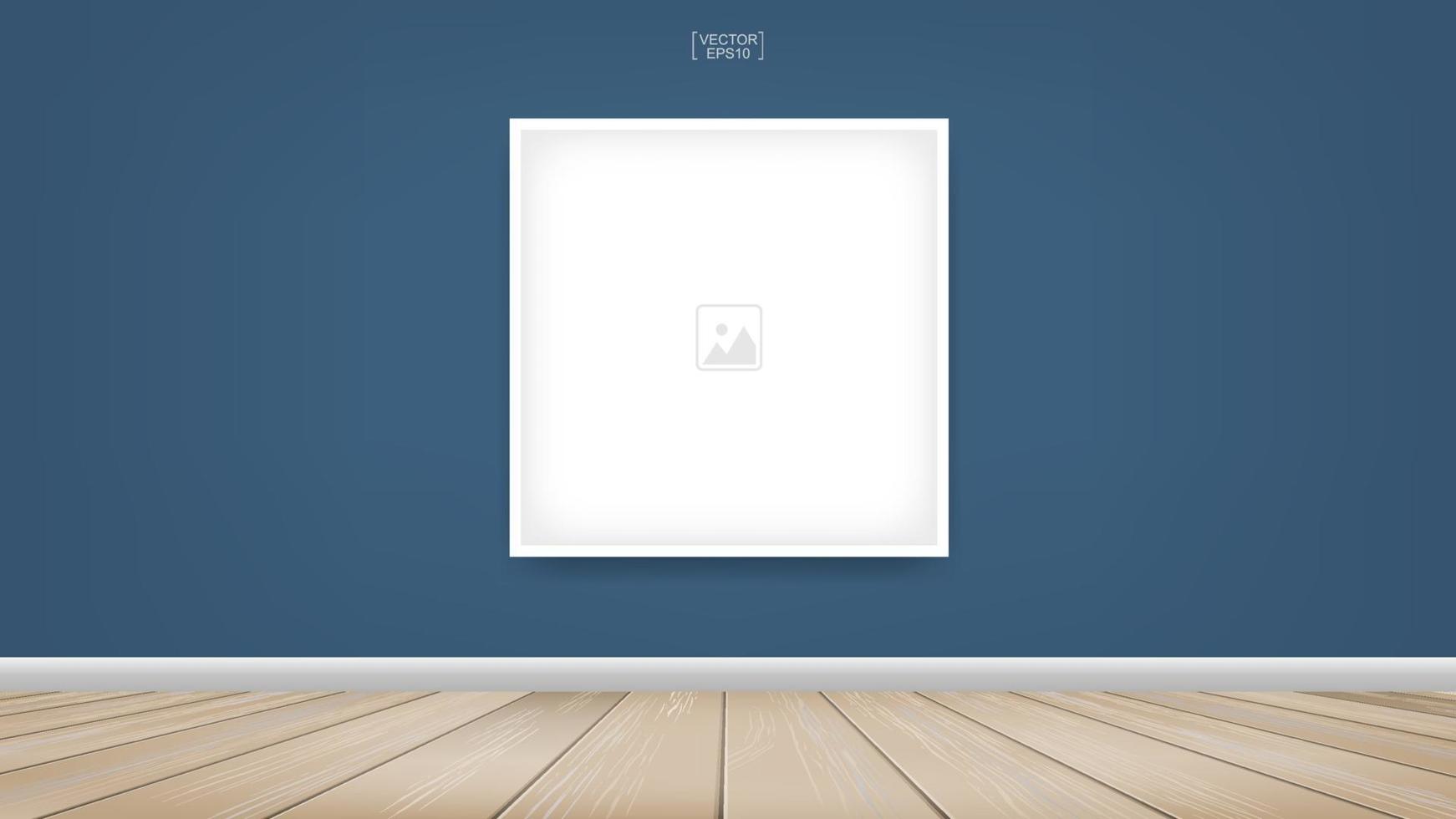 Empty photo frame or picture frame background. Vector. vector