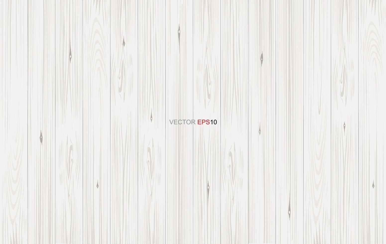 White wood pattern and texture for background. Vector. vector