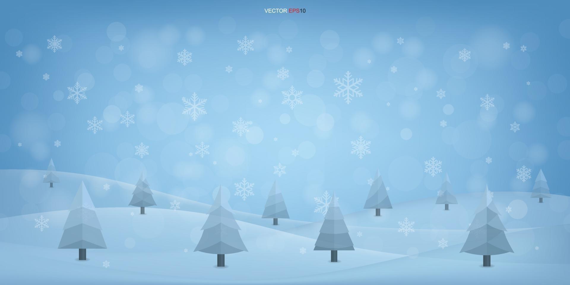 Fondo de Navidad de invierno elegante. vector. vector