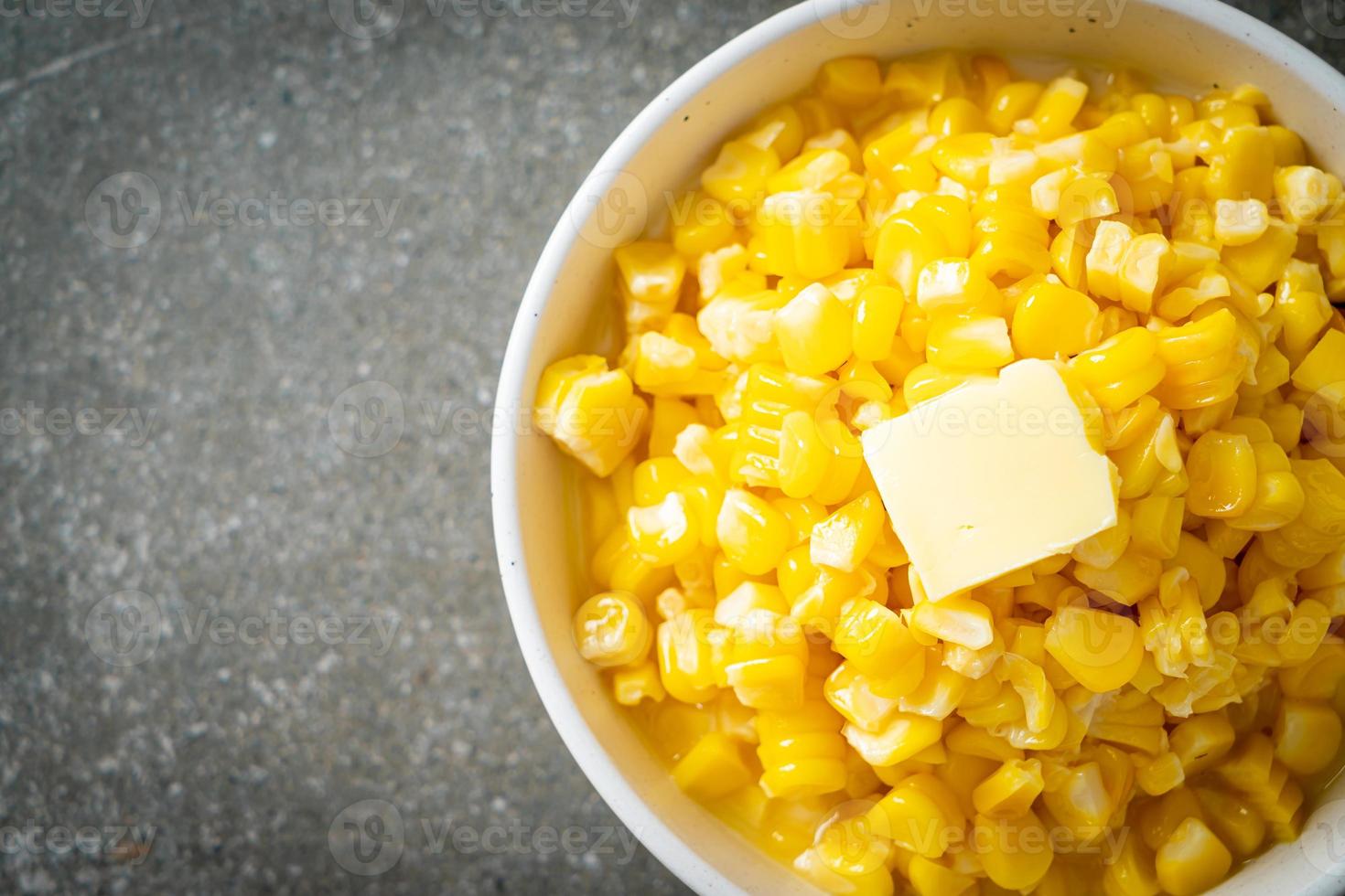 Butter corn or Sweet corn photo