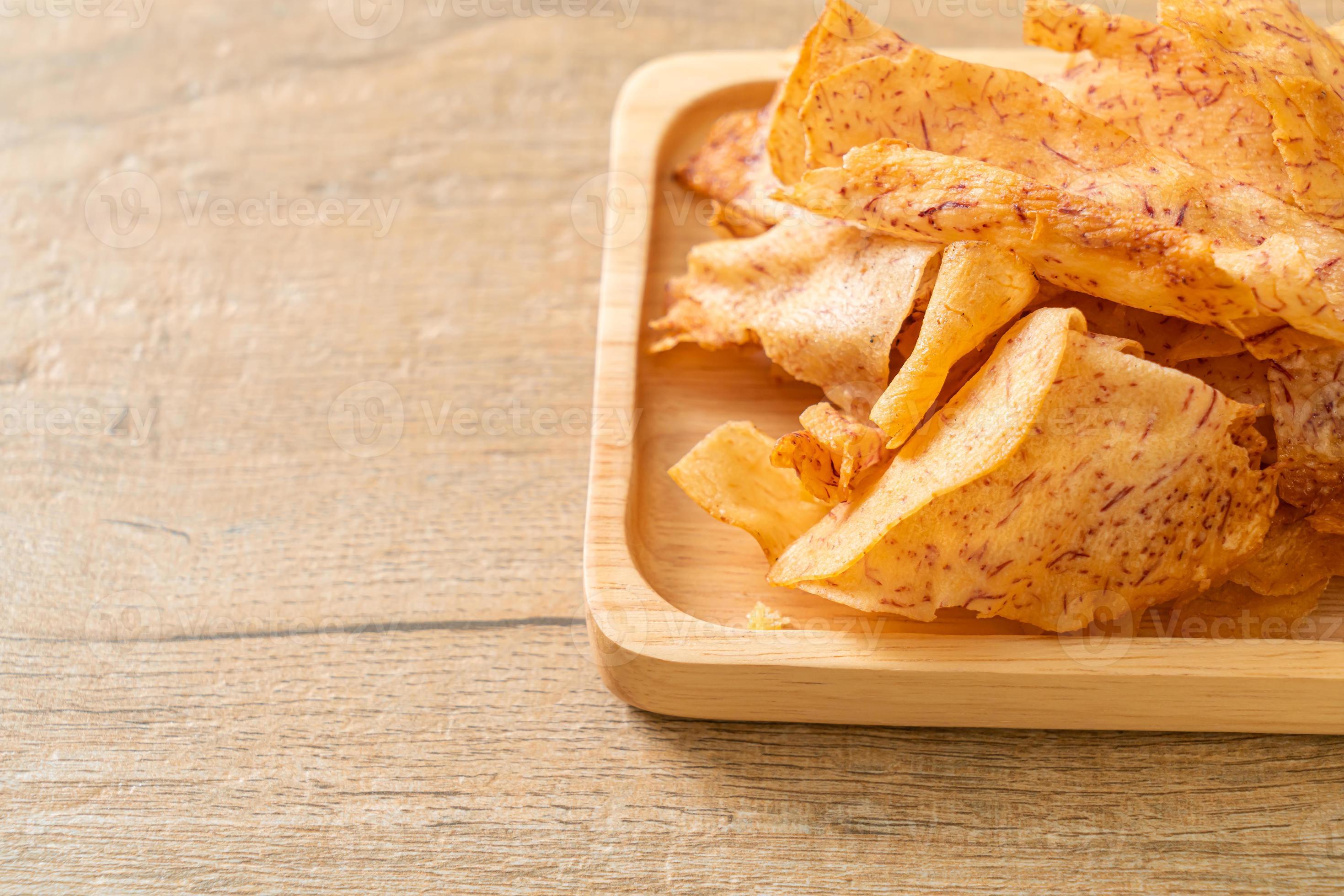 Taro Chips fried or baked sliced taro 3457492 Stock Photo at Vecteezy
