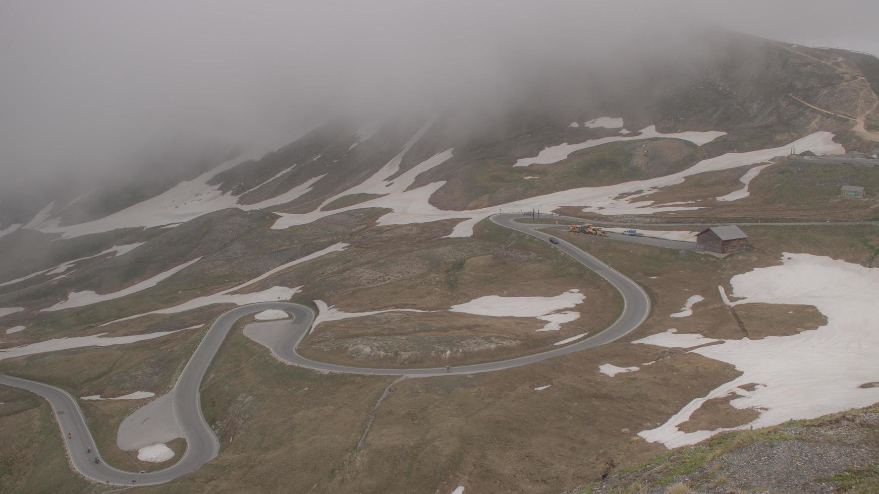 Road in Alps photo