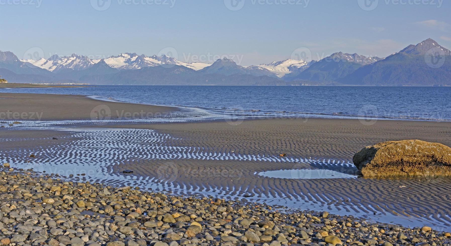 Low Tide on a Quiet Beach photo