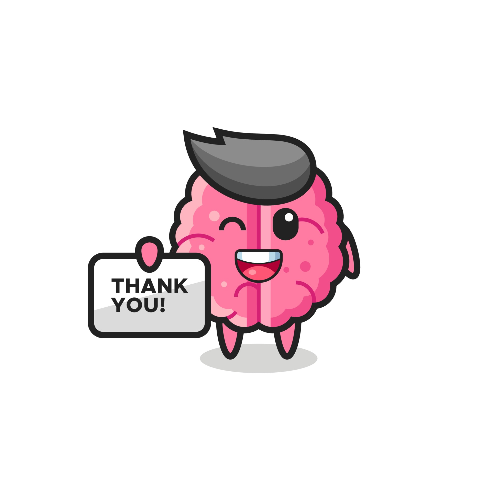 the mascot of the brain holding a banner that says thank you 3459497 Vector Art at Vecteezy the mascot of the brain holding a banner that says thank you 3459497 Vector Art at Vecteezy