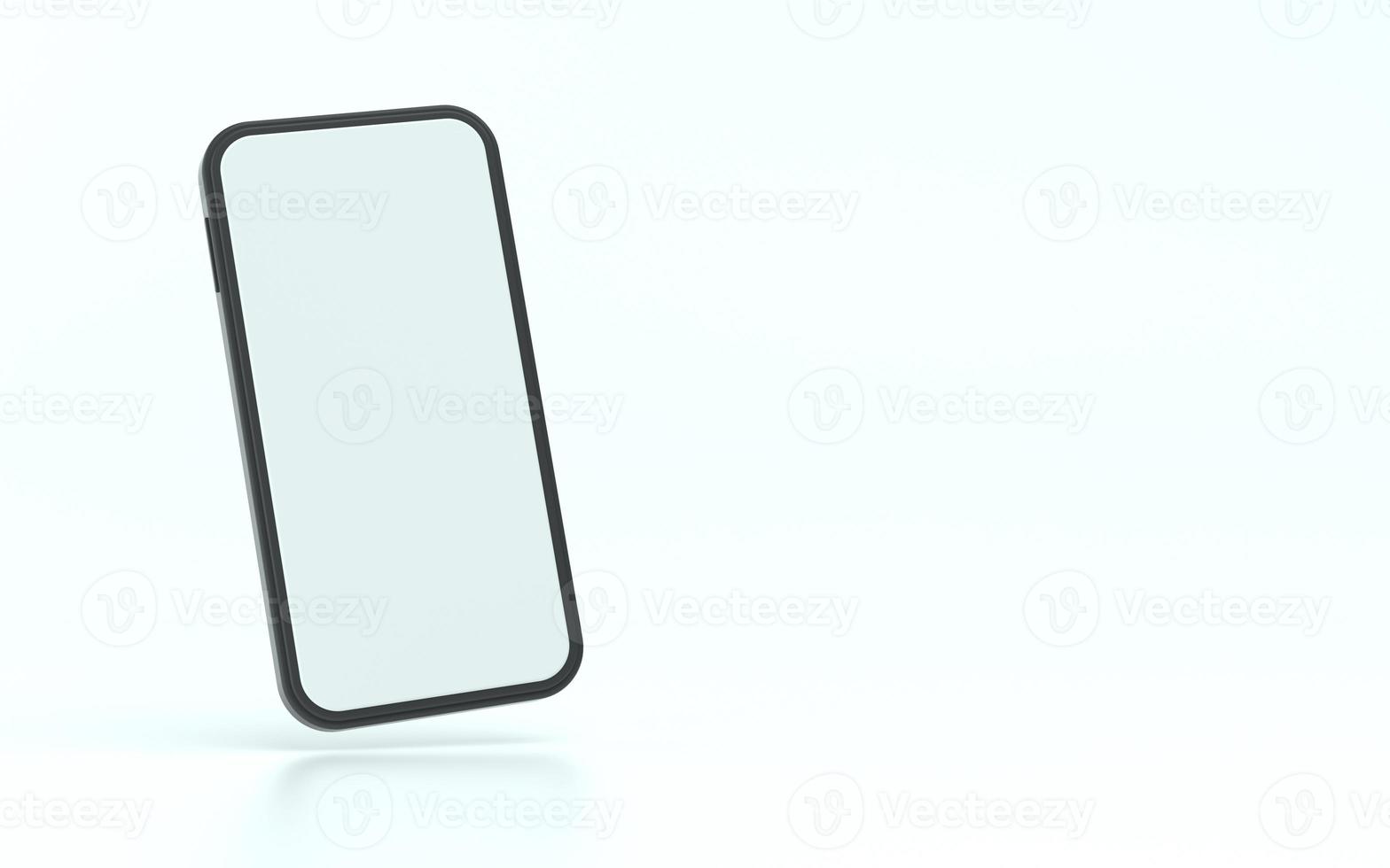 Simple mobile phone with clear screen and bright colors photo