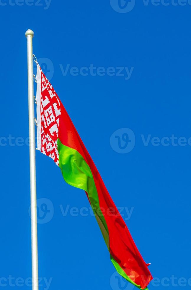 bandera de bielorrusia foto