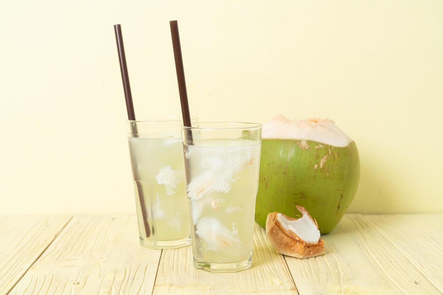 coconut water or coconut juice photo