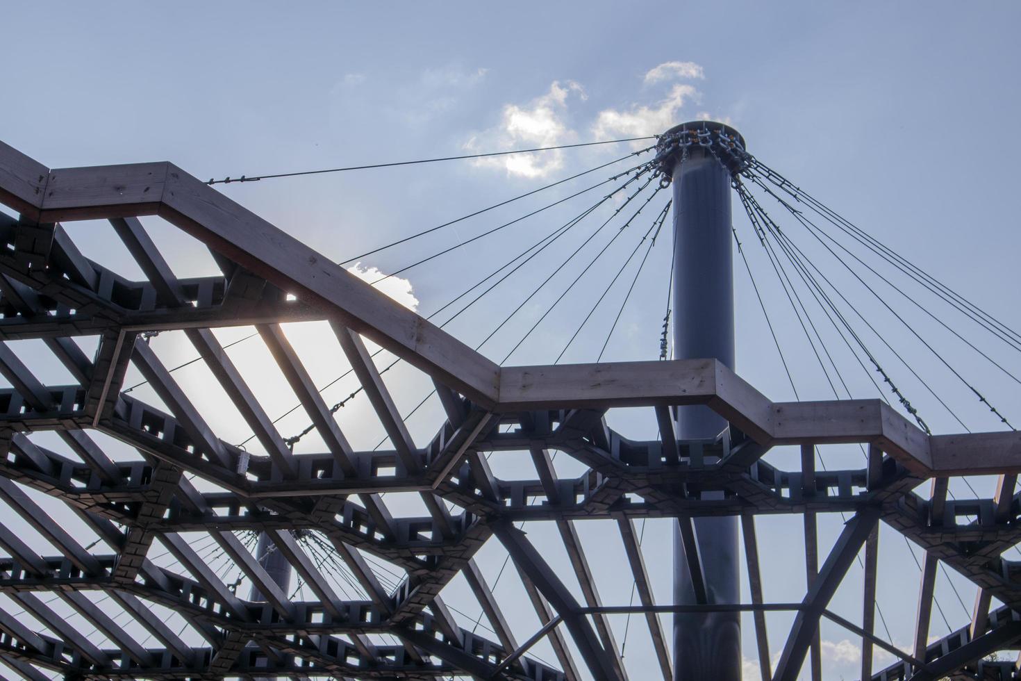 marquesina de pérgola, elementos estructurales. una estructura arquitectónica foto