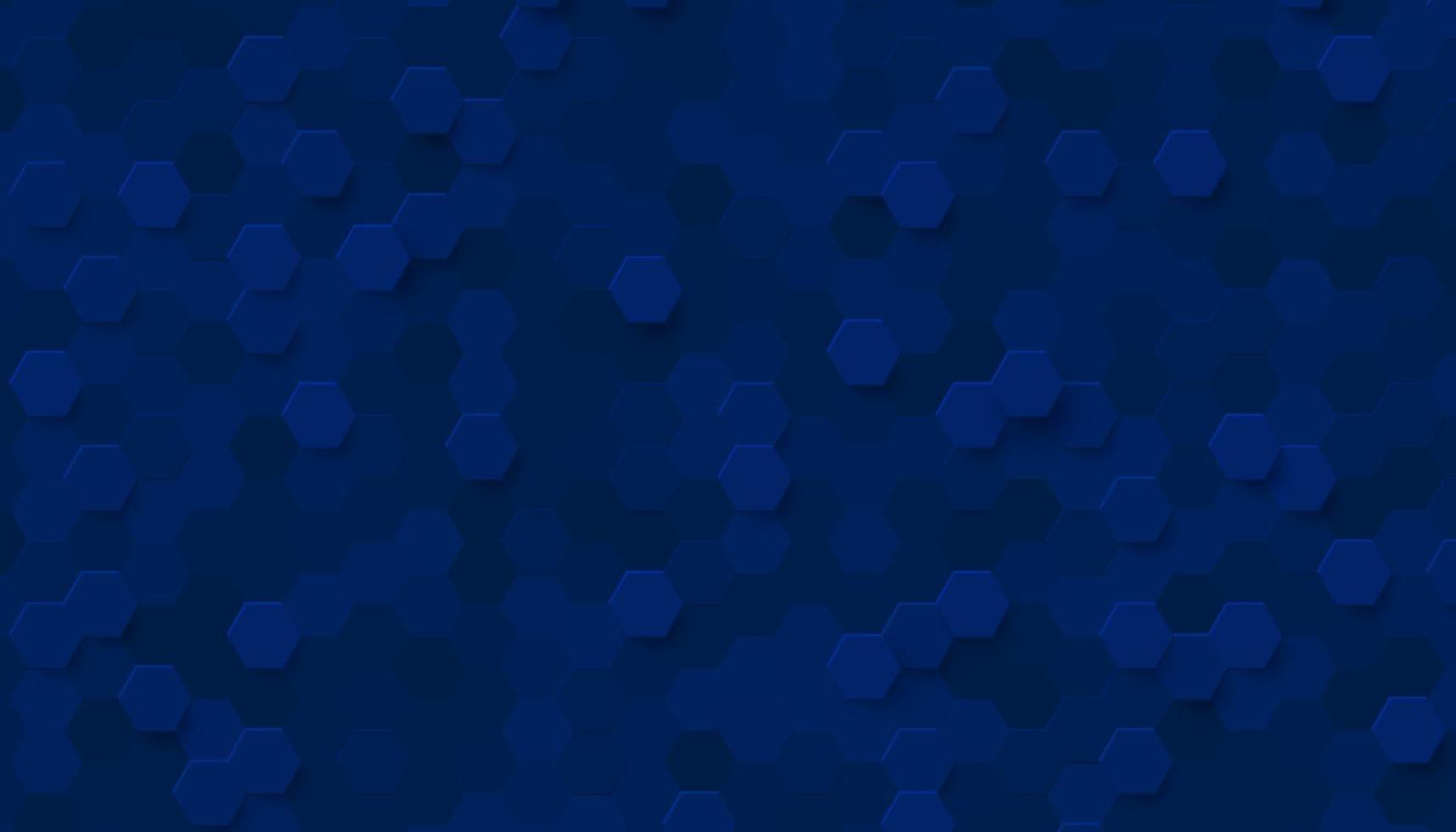 Abstract dark navy blue hexagon pattern background in 3D style. 3462322