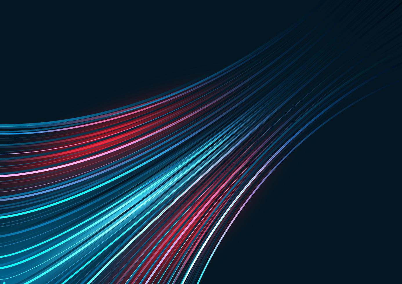 Abstract technology background. Dark blue and red move. vector