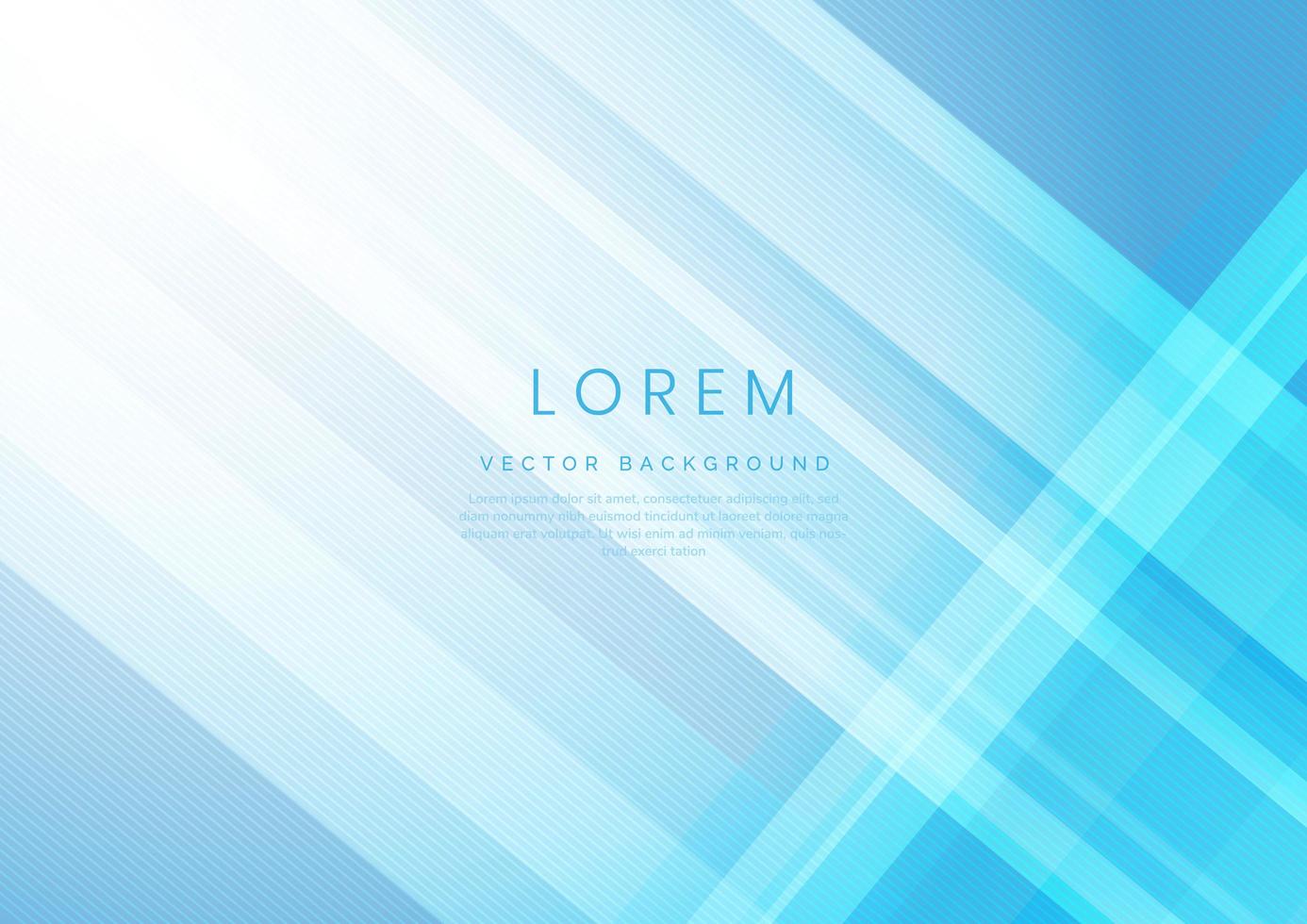 Abstract blue gradient geometric diagonal overlay layer background. vector