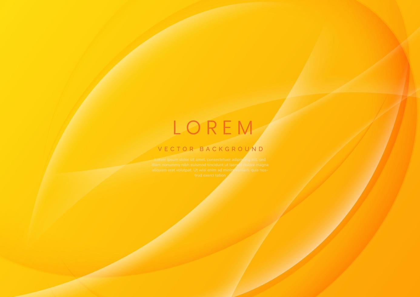 Abstract yellow and orange gradient background. vector