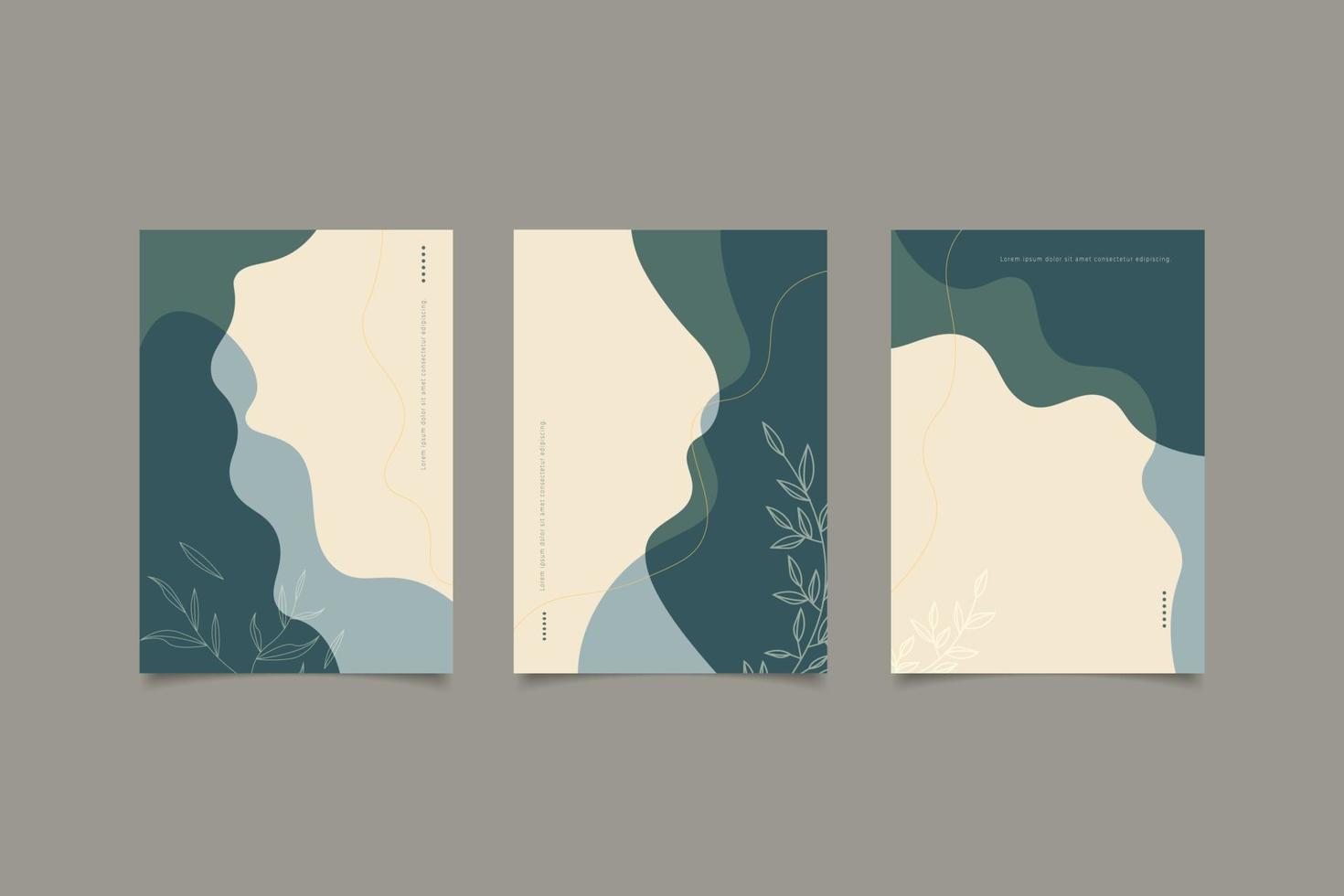 Abstract minimalist modern cover vector