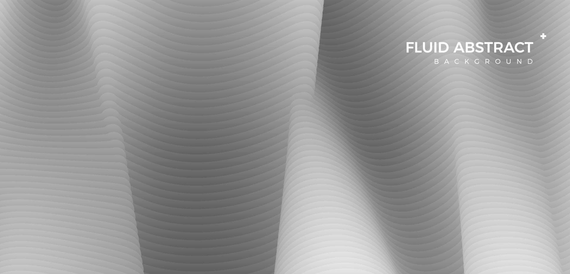 Stylish corrugated high-gray mixed fluid gradient abstract background vector