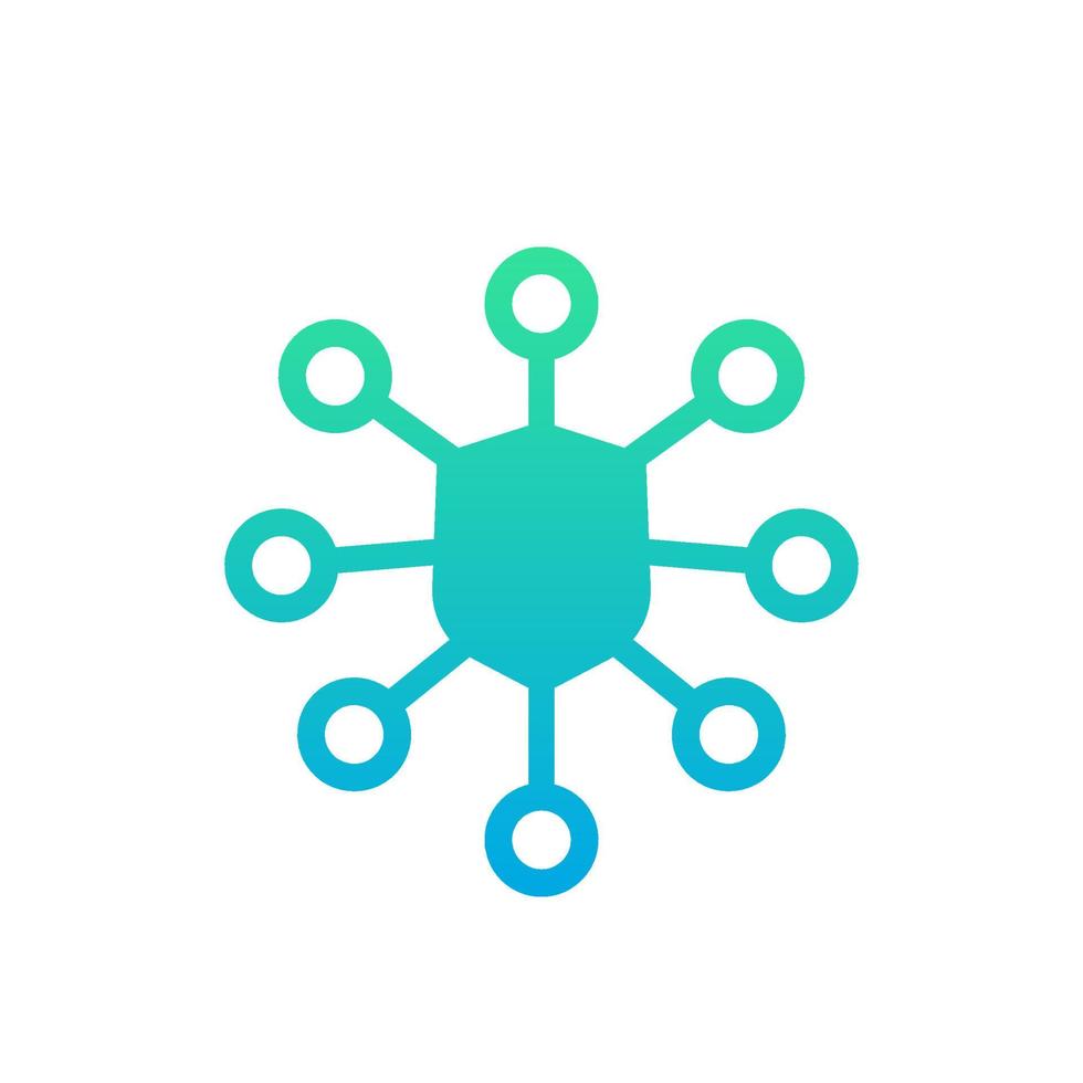network security vector icon