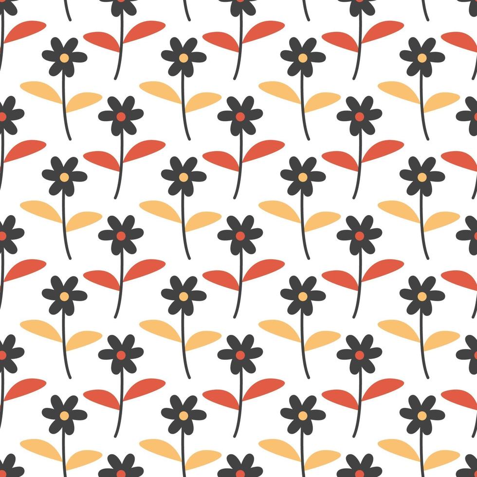 Tiny Floral Seamless Pattern Digital Paper vector