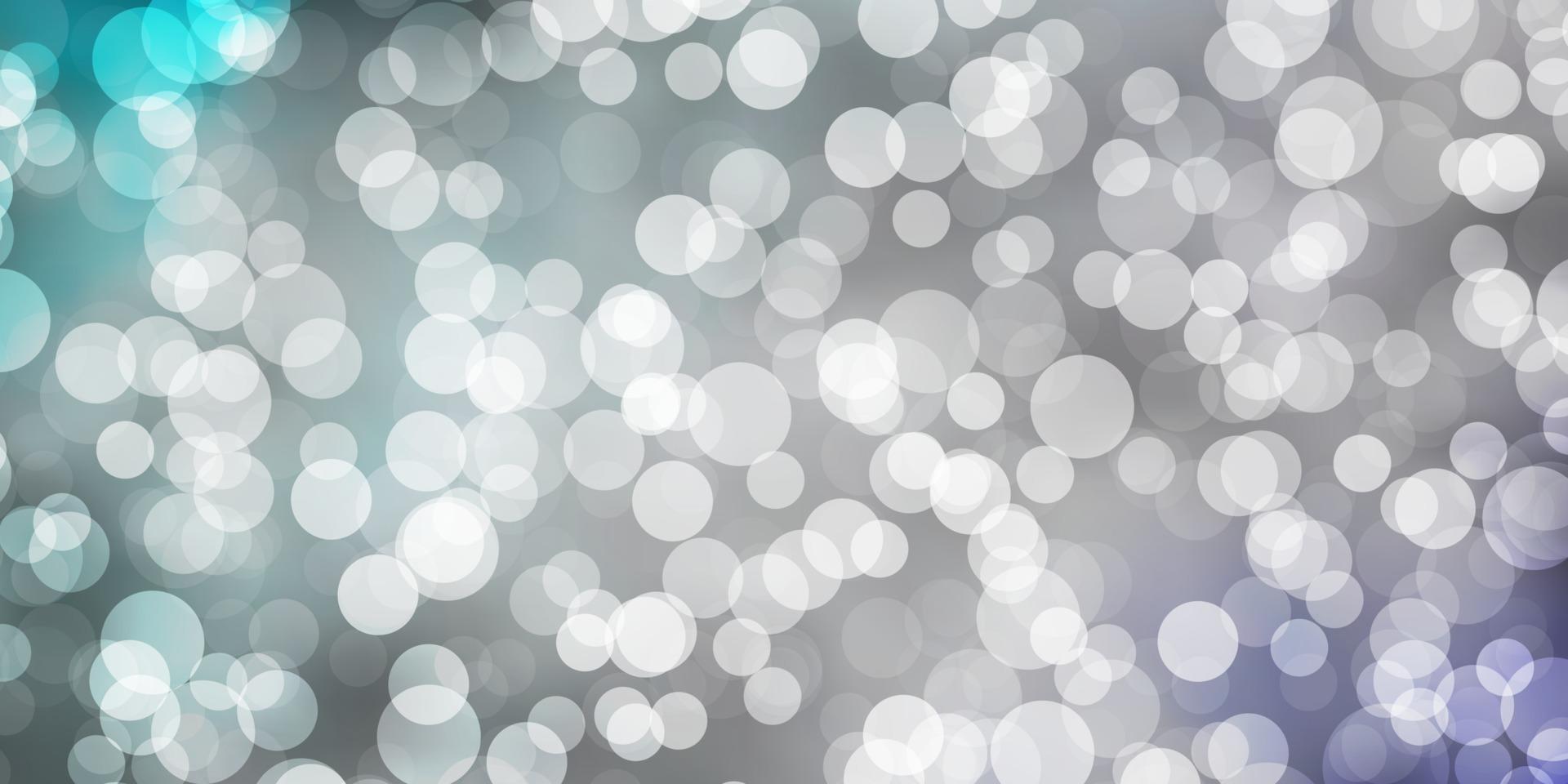 Light Pink, Blue vector backdrop with circles.